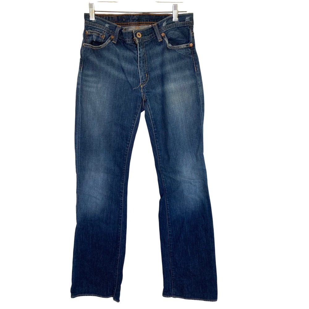 Polo Jeans Co Ralph Lauren Kelly Jean Low Rise Bootcut Medium Wash Distressed 10